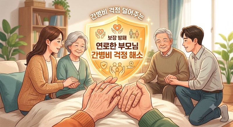 [부모님 간병비 보험] 간병인 사용 일당 요양병원 보장 체크리스트 3가지