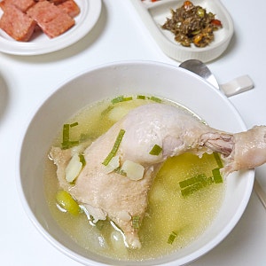 닭다리 닭곰탕 레시피 장각 2개로 간단한 닭곰탕 만들기