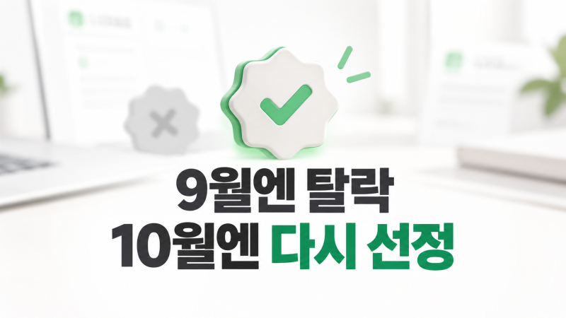 두 번째 네이버 메이트 선정, 9월엔 떨어졌는데 다시 됐습니다