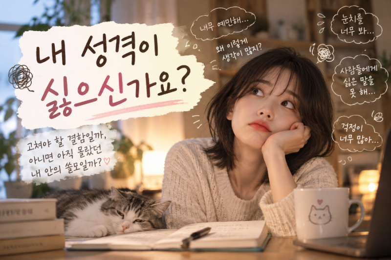 내 성격이 싫으신가요?