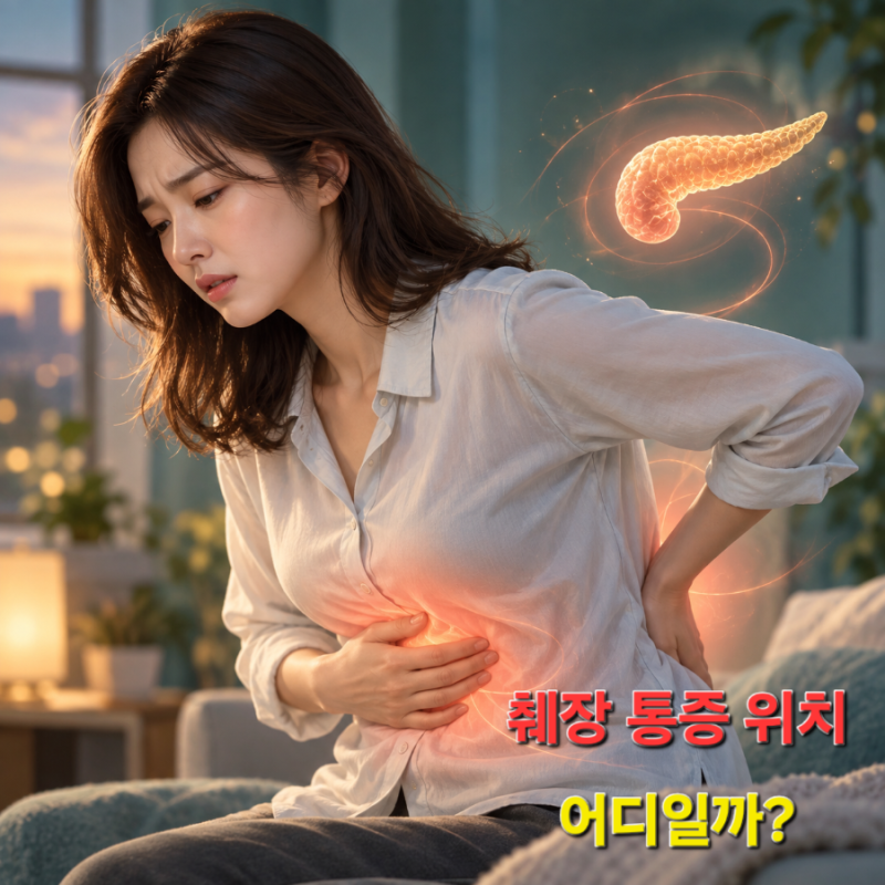 췌장 통증 위치 어디일까? 등 통증 차이점과 췌장암 초기증상 체크리스트