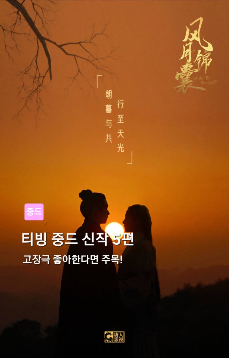 티빙 중드 신작 추천｜요즘 볼 만한 중국드라마 5편