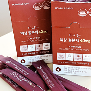 마미앤대디 철분제 24mg 후기, 15mg 40mg 다 먹고 다시 산 이유