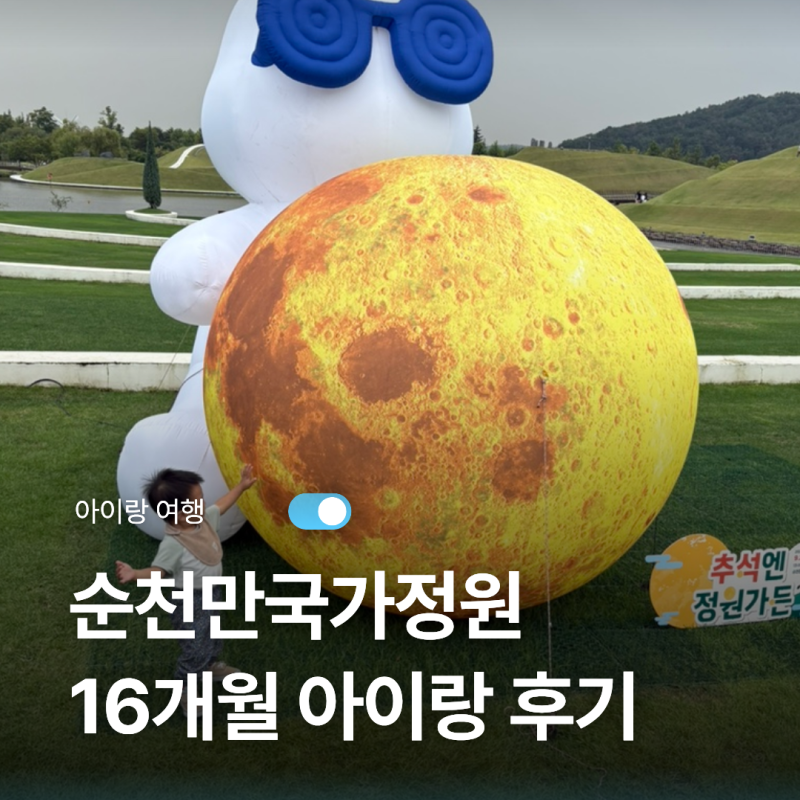 순천만국가정원 16개월 아이랑 다녀온 후기｜스카이큐브·어린이동물원·봉화언덕·놀이터 ....