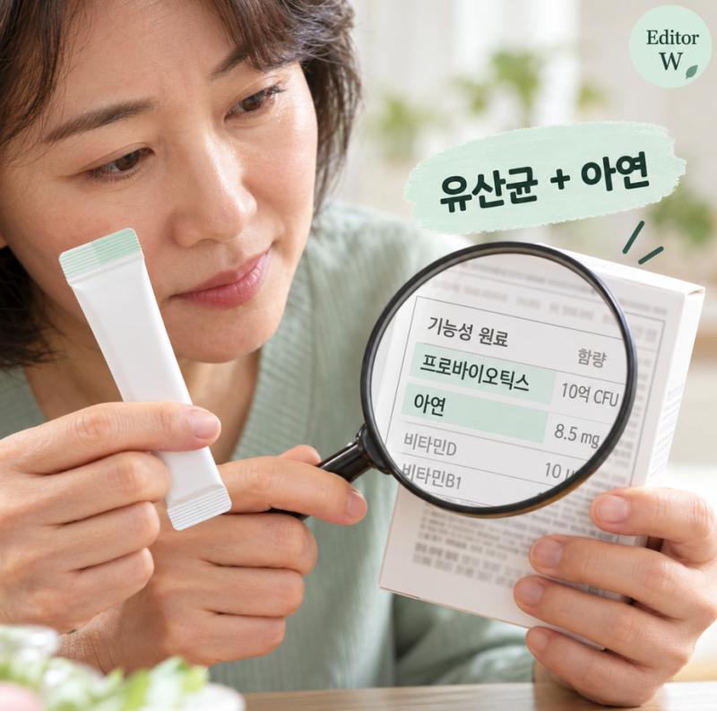 락토핏 유산균 골드 왜 아연까지 들어있을까