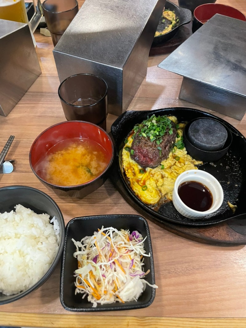 후쿠오카 함박스테이크 맛집 키와미야 함바그 하카타점 웨이팅 후기.