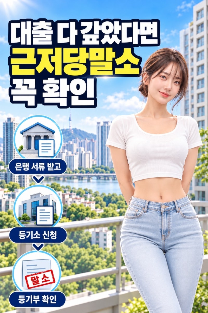 아파트 대출 다 갚은 뒤, 근저당 말소는 꼭 해야 할까?