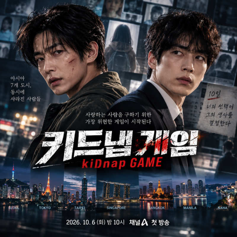키드냅 게임 줄거리·출연진 총정리, 이준기 사카구치 켄타로가 만났다