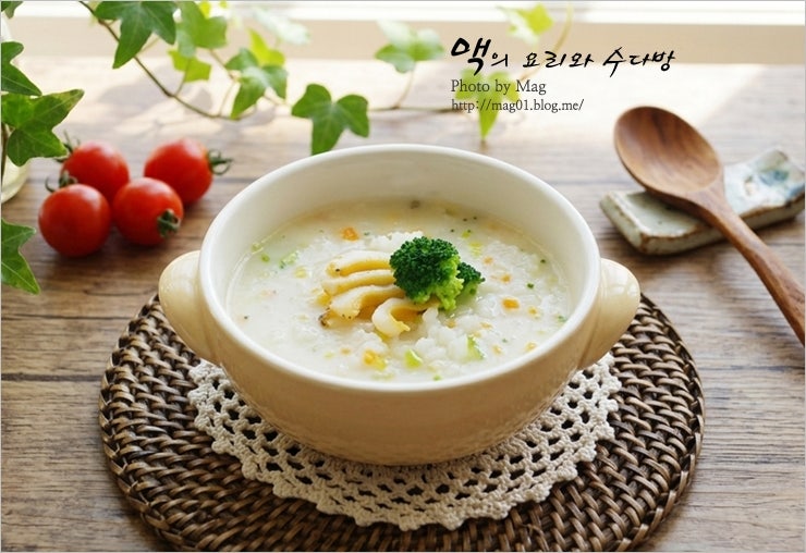 영양가득 부드럽고 고소한 치즈 전복죽 끓이는 법