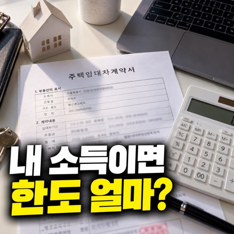 2026 신혼부부 전세대출｜내 소득이면 한도 얼마까지 나올까?