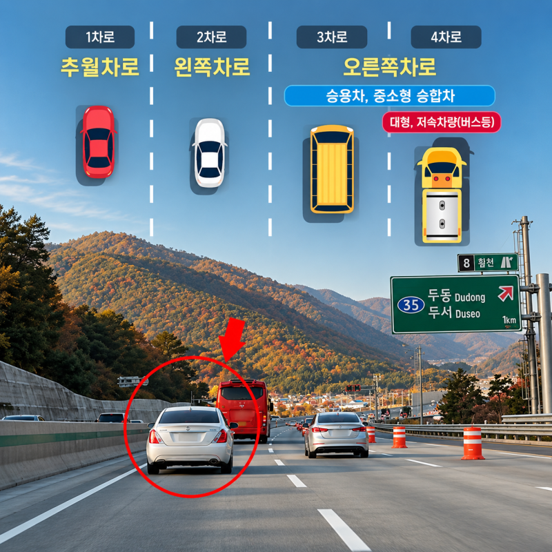“100km 딱 맞춰 달렸는데 5만원?” 고속도로 1차로, 과속보다 먼저 봐야 할 이것