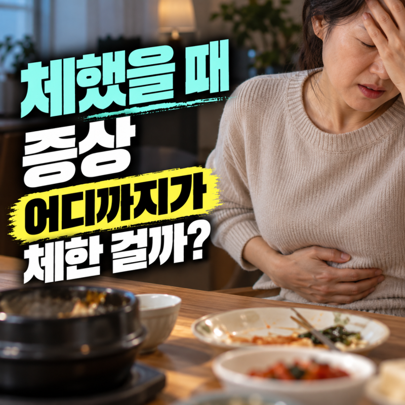 체했을 때 증상, 어디까지를 ‘체했다’고 봐야 할까?