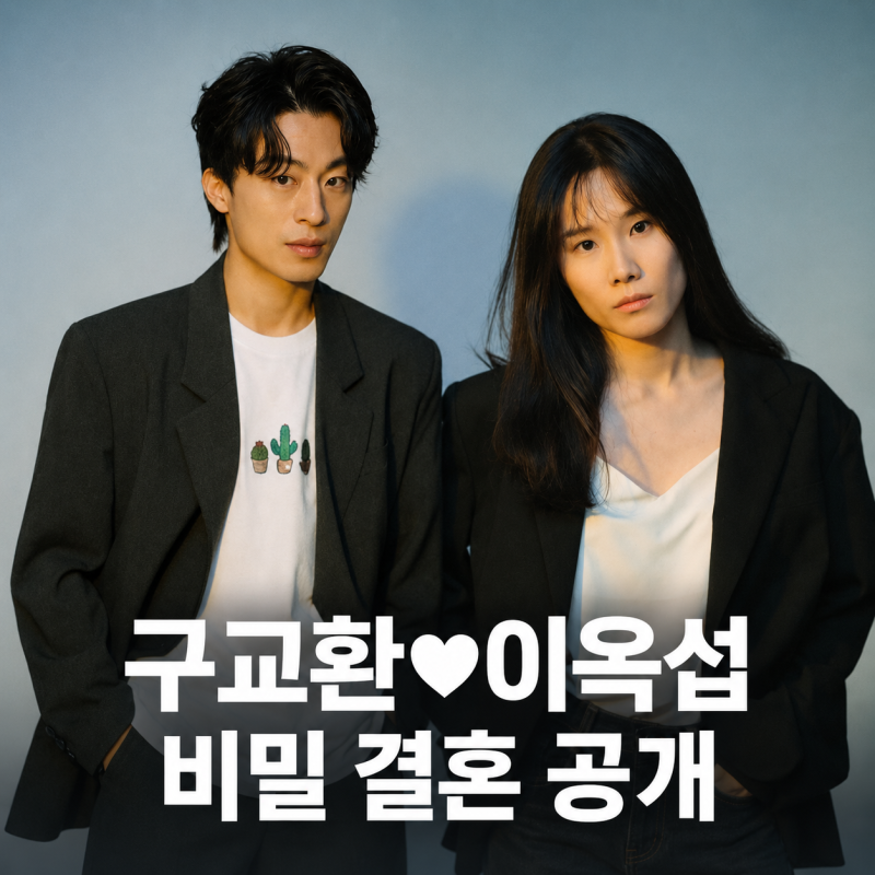 구교환♥이옥섭 비밀 결혼 공개 4년 전 법적 부부 된 사실