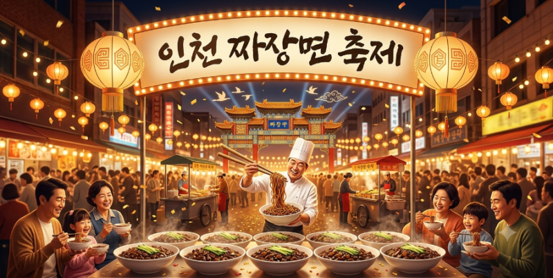 2026 인천 짜장면 축제 완벽 가이드! (라인업/일정표/시식부스/체험 총정리)
