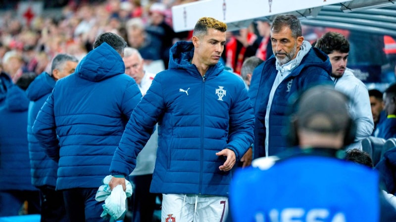 [UNL] 벤치 앉으며 불만 표출한 크리스티아누 호날두, 훈련 불참에 포르투갈 대표팀 조기 이탈....