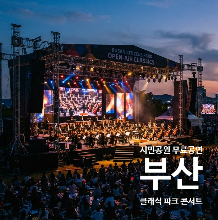 정명훈 무료로 본다고? 부산시민공원10월 클래식 파크콘서트 2026 총정리 (주차꿀팁)