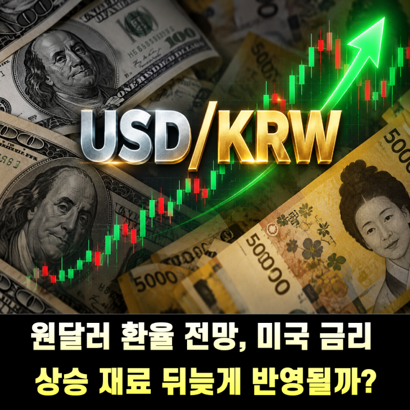 원달러 환율 전망, 미국 금리 상승 재료 뒤늦게 반영될까?