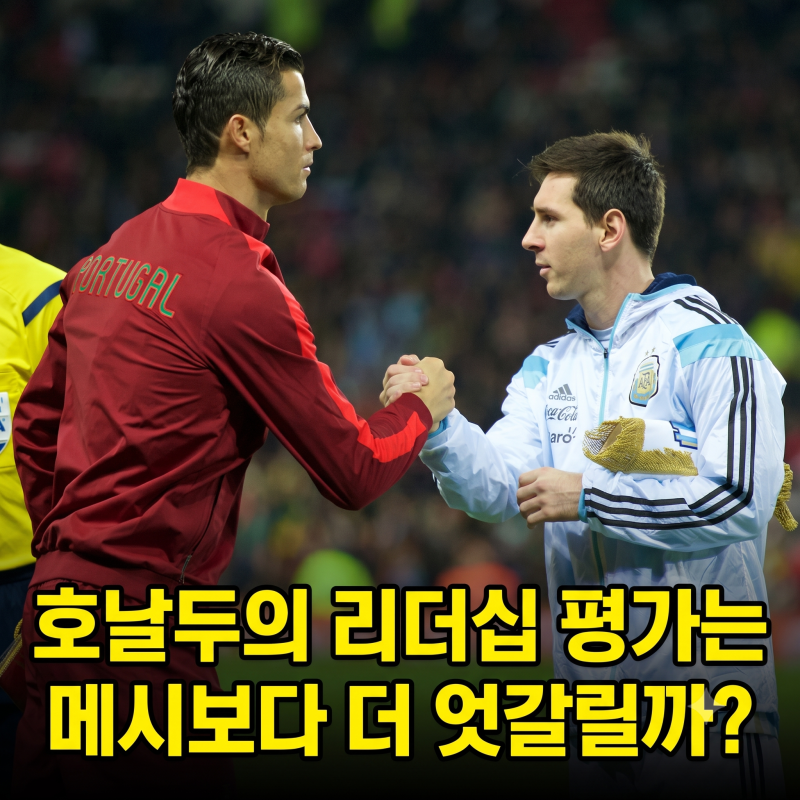호날두의 리더십 평가는 왜 메시보다 더 엇갈릴까? 위대한 기록과 끊이지 않는 논란