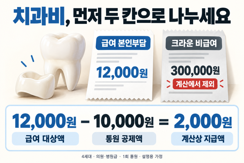 치과 실비, 신경치료와 크라운은 왜 보장이 다를까요?