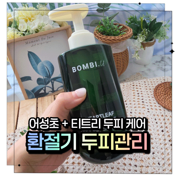 환절기 민감성 두피 샴푸, 건조함부터 가려움까지 신경 쓰일 때 봄비유 어성초 티트리