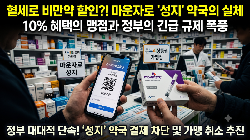 온누리상품권 마운자로 260억 결제 터졌다? 성지 약국 팩트체크