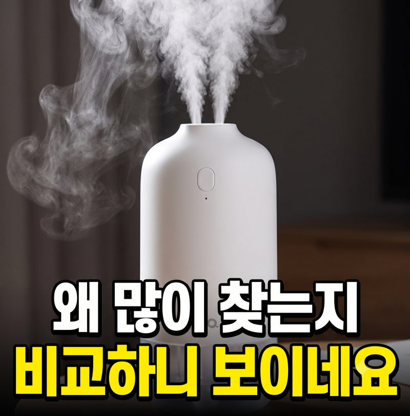 사무실 탁상용 가습기 찾는다면? 오아 듀얼미스트 500ml 비교 포인트