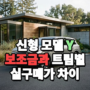 2026 테슬라 모델 Y 주니퍼 가격과 롱레인지 전기차 보조금 지원 기준 및 트림별 실구매가 차....