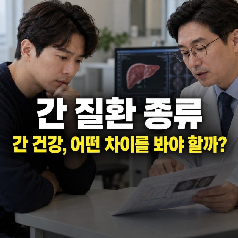 간 질환 종류, 지방간·간염·간경변은 어떻게 다를까?