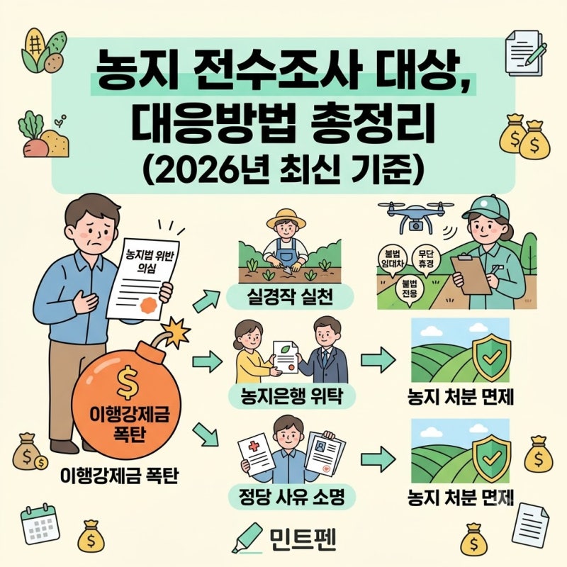 농지 전수조사 대상, 대응방법 총정리 (2026년 최신 기준)