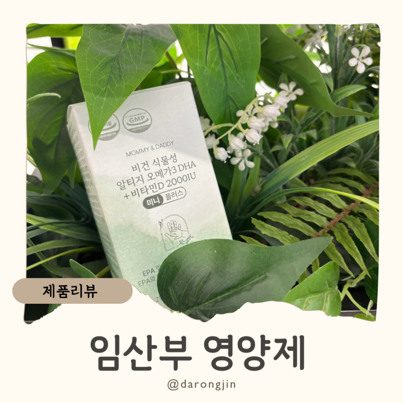 내돈내산 임산부 영양제 오메가3 비타민D 추천, 2달 섭취 후기