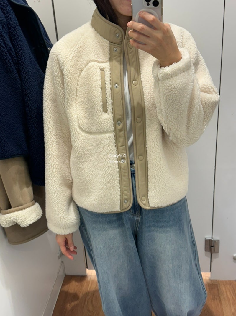 유니클로(UNIQLO) 신상 가을 겨울 아우터 & 니트 피팅룸 착샷! 보아후리스, 보아 쇼트코트, 스무....