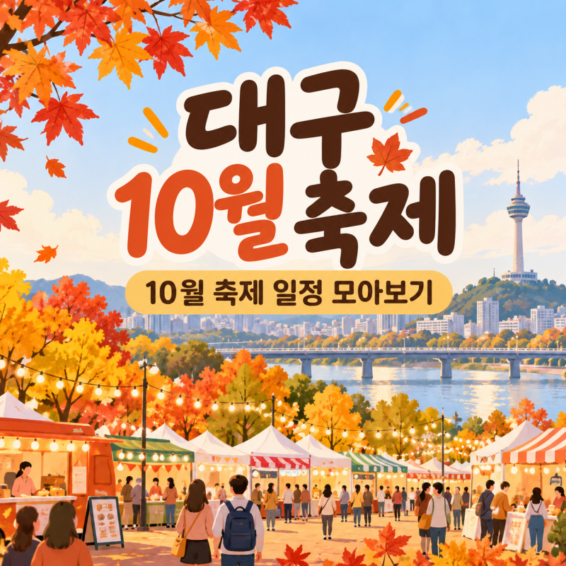 대구 10월 축제 일정, 승시부터 떡볶이 페스티벌까지
