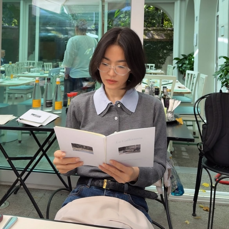 "대체 언제 늙는 걸까?" 가을 맞은 40대 송혜교가 완성한 지성미 끝판왕 코디