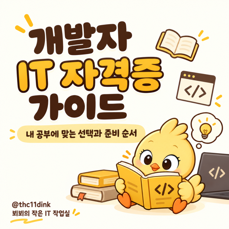 IT 자격증은 무엇이 있을까? 개발자를 위한 추천과 준비 순서