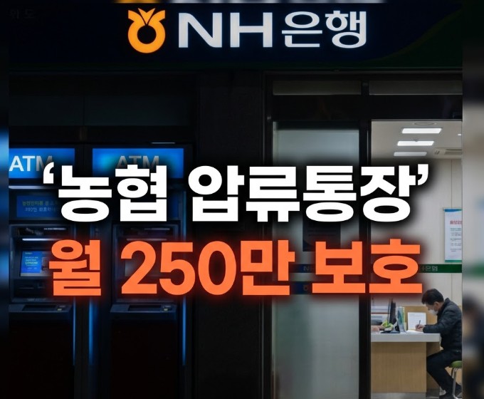 농협 압류통장 만드는 방법 총정리 (필수 준비서류 및 250만 원 보호 혜택)