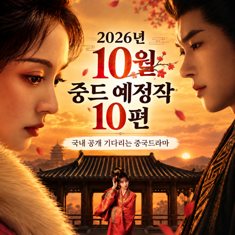10월 중드 신작 10편 추천｜정백연 《곡우》 등 국내 공개 기대작