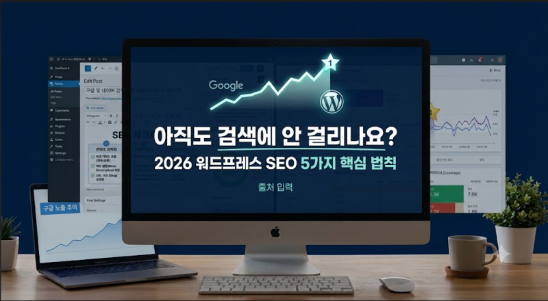 2026 워드프레스 SEO 최적화 완벽 가이드: 구글·네이버 검색 상위 노출 5가지 법칙