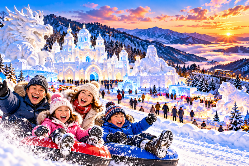 ❄️ 강원도 겨울축제 4편 / 2027 태백산 눈축제｜낚싯대 내려놓고 이번에는 진짜 눈 구경 갑....