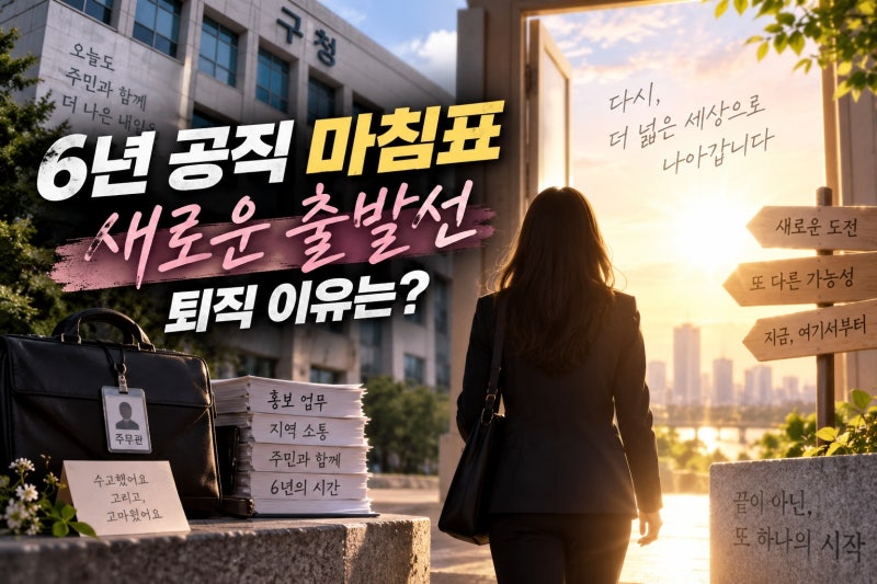 윤영경, 6년만 공무원 퇴직 이유와 다음 행보는?