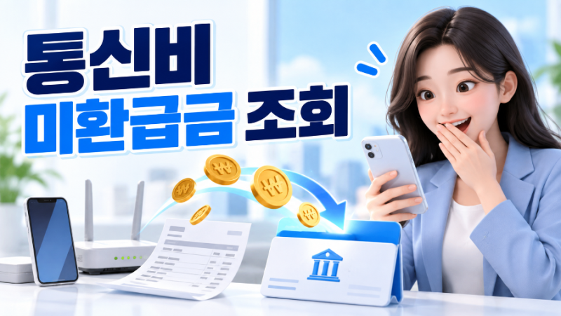 통신비 미환급금 조회 방법｜휴대폰·인터넷 해지 후 환급받기