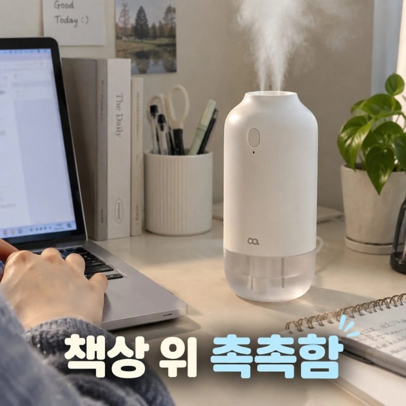 오아 듀얼미스트 무선 미니 가습기 사무실 책상 탁상용 차량 텀블러 스펙 및 관리 팁 정리