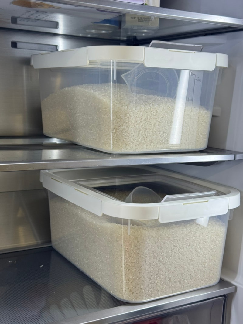 쌀10kg을 통째로 버리고 알게 된 것 락앤락 쌀통 5kg 후기
