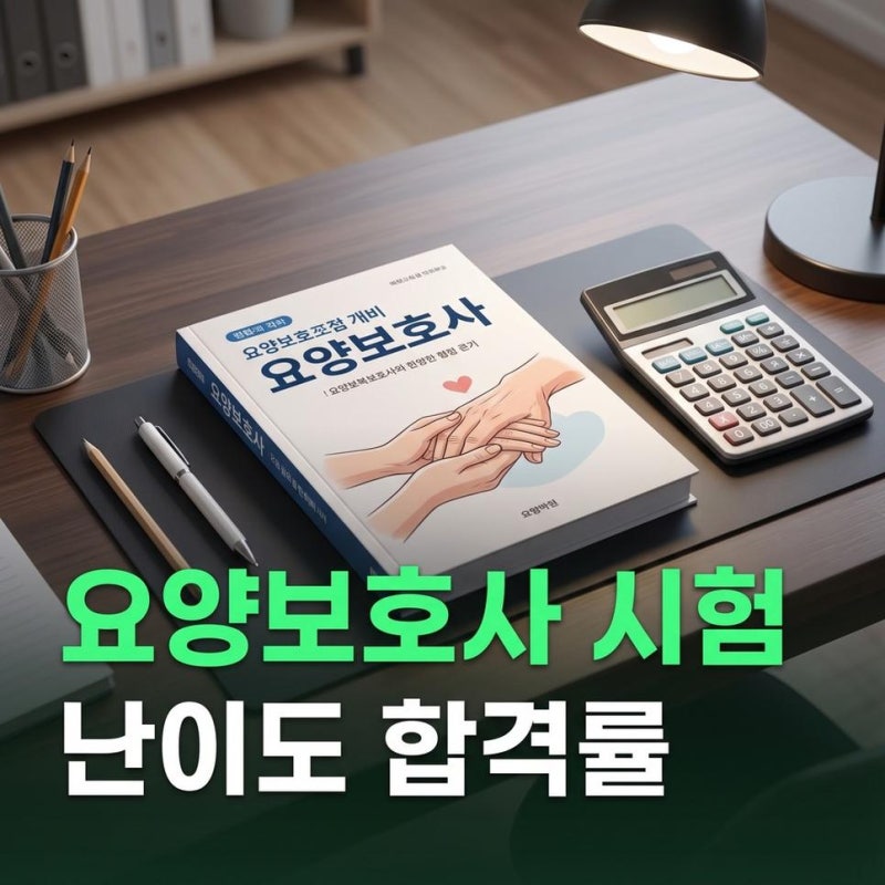 2026년 최신 요양보호사 시험 난이도와 합격률 커트라인 분석 한눈에 보기