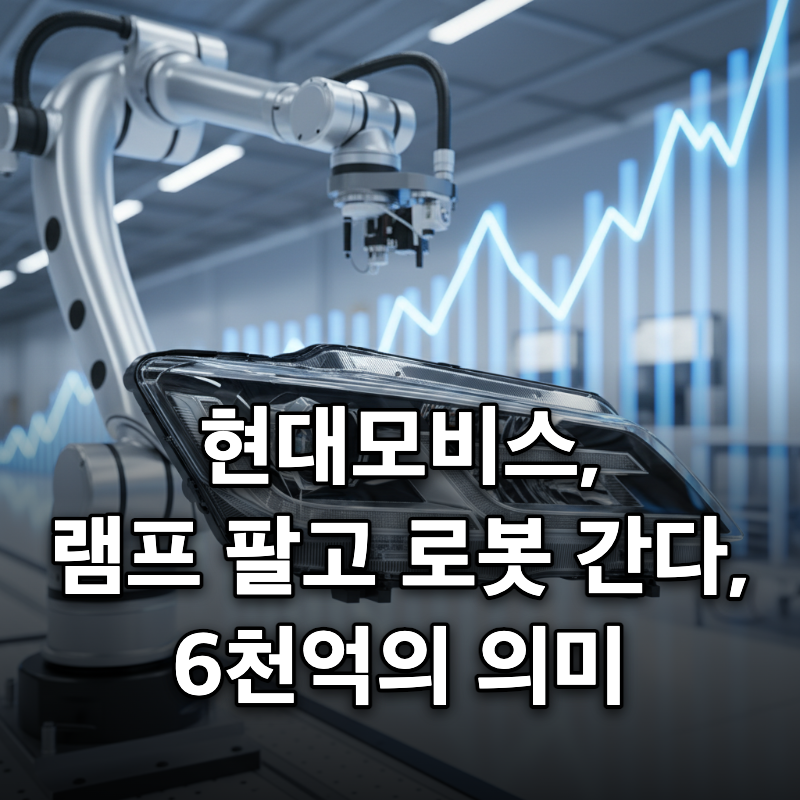 현대모비스, 매출 2조대 램프를 6천억에 판 이유…"돈 급해서?"