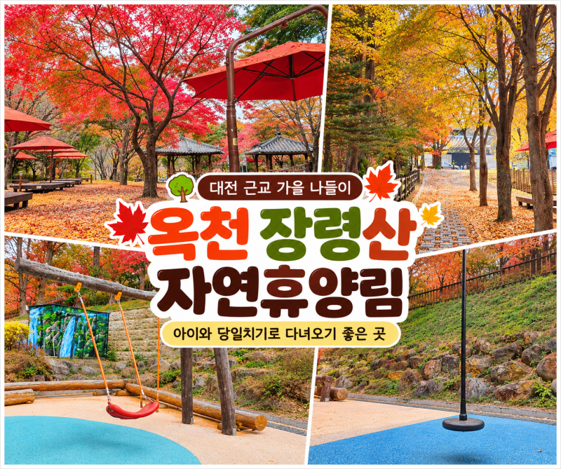 대전근교 가을나들이 어디갈까? 단풍이 예쁜 옥천 장령산자연휴양림