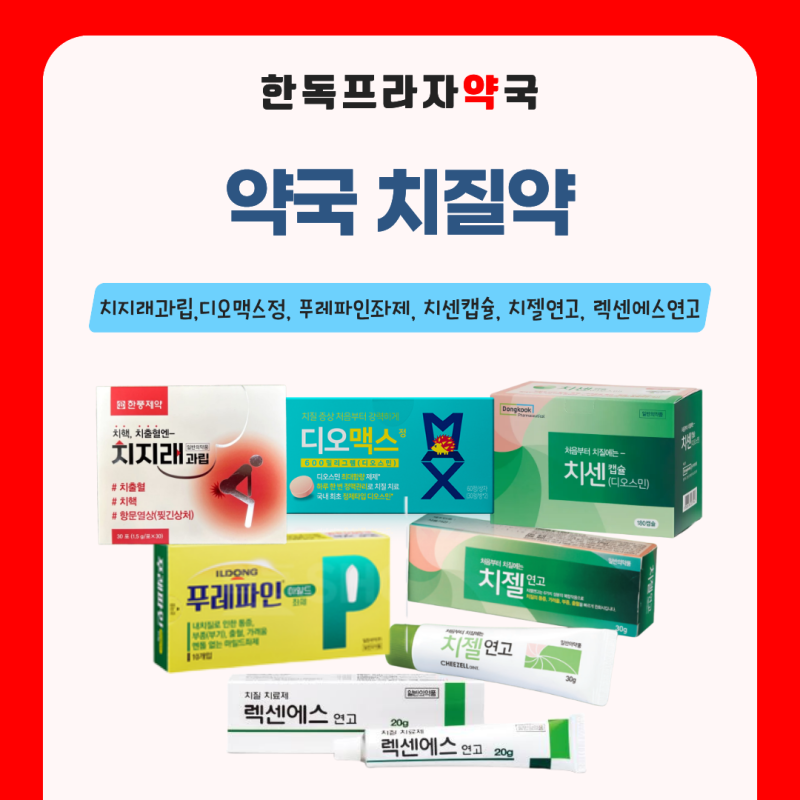 치질약 뭐가 다른 걸까요? 좌제·연고·먹는약까지 한 번에 정리| 한독프라자약국