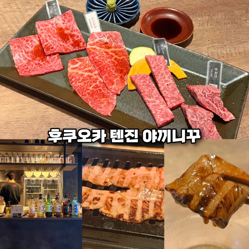 후쿠오카 텐진 야끼니꾸 추천 다이묘거리 야키니쿠 우시부치 재방문 후기