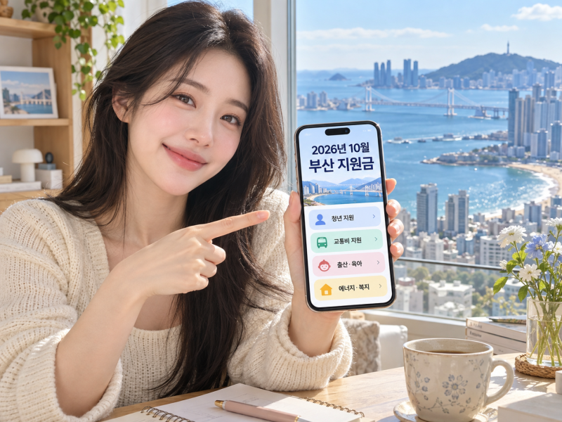 2026년 10월 부산 지원금 BEST 8, 지금 신청 가능한 출산·교통비·주거·난방비 혜택 총정리