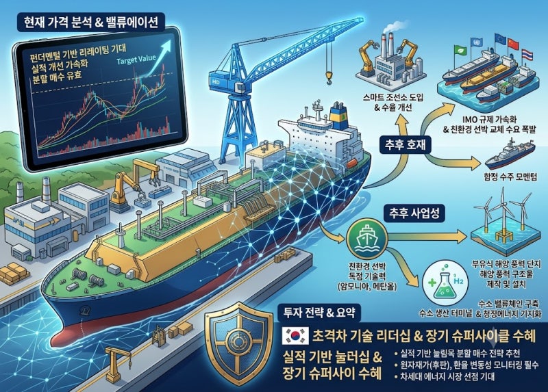 HD현대중공업 주가 전망｜실적 대박부터 방산·SMR·친환경 선박까지 총정리