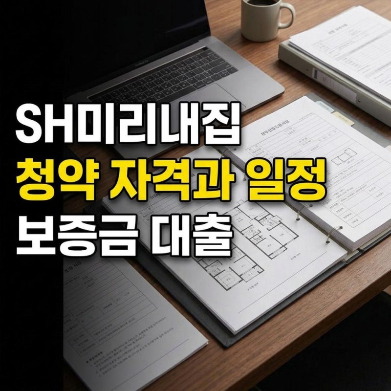 sh 장기전세주택2 미리내집 청약 신청 자격과 일정, 미리내집보증금대출조건